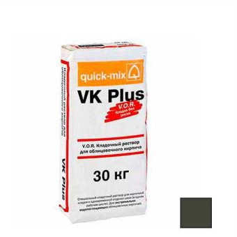 Кладочный раствор Quick-mix VK plus H графитово-черный 30 кг Кладочный раствор Quick-mix VK plus H графитово-черный 30 кг