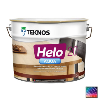Лак Teknos Helo Aqua 20 для дерева 9 л Лак Teknos Helo Aqua 20 для дерева 9 л