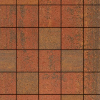 Тротуарная плитка Выбор КВАДРАТ Б.2.К.6 Листопад гладкий Арабская ночь 200х200х60 мм
