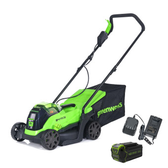 Газонокосилка аккумуляторная Greenworks GD24LM33K4 (арт. 2516107UB)