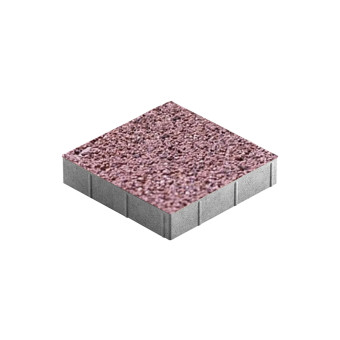 Тротуарная плитка Steingot Квадрат Granit Premium Rosa Sardo 300х300 мм толщина 60 мм
