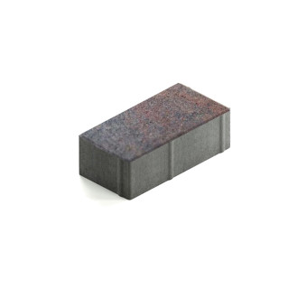 Тротуарная плитка Steingot Прямоугольник 200х100 мм Color Mix Штайн Ферро толщина 60 мм