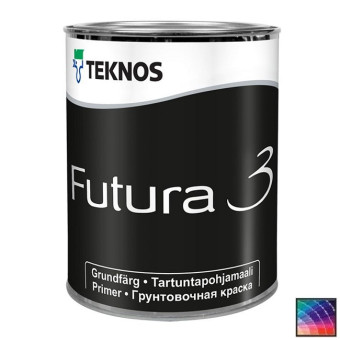Краска Teknos Futura 3 грунтовочная 0,9 л Краска Teknos Futura 3 грунтовочная 0,9 л