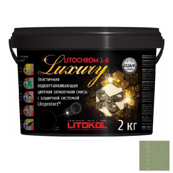 Затирка цементная Litokol Litochrom 1-6 Luxury C.610 гиада 2 кг Затирка цементная Litokol Litochrom 1-6 Luxury C.610 гиада 2 кг
