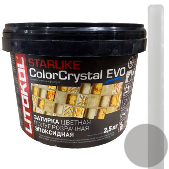 Затирка Litokol Starlike Color Crystal Evo S.800 grigio oslo 2.5 кг