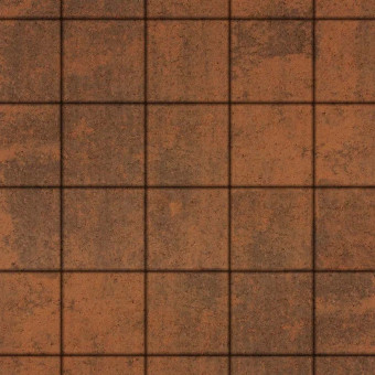Тротуарная плитка Выбор КВАДРАТ Б.2.К.6 Листопад гладкий Сиенна 200х200х60 мм