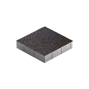 Тротуарная плитка Steingot Квадрат Granit Premium Stella Nero 300х300 мм толщина 60 мм