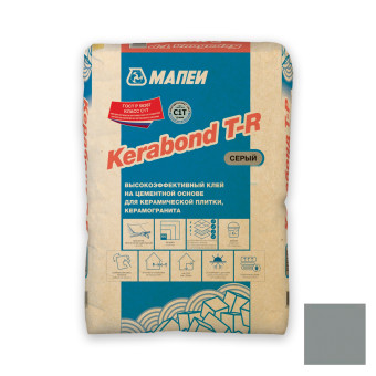 Клей для плитки и керамогранита Mapei Kerabond T-R серый 25 кг