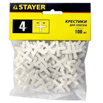 Крестики для плитки Stayer 4 мм 100 шт