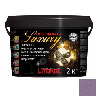Затирка Litokol Litochrom 1-6 Luxury C.670 цикламен 2 кг Затирка Litokol Litochrom 1-6 Luxury C.670 цикламен 2 кг