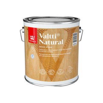 Лазурь Tikkurila Valtti Natural для древесины 2.7 л