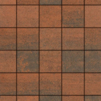 Тротуарная плитка Выбор КВАДРАТ Б.2.К.6 Листопад гладкий Мустанг 200х200х60 мм
