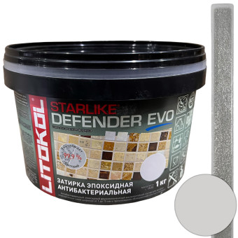 Затирка Litokol Starlike Defender Evo S.105 bianco titanio 1 кг