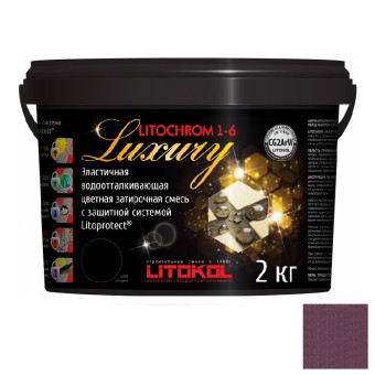 Затирка Litokol Litochrom 1-6 Luxury C.680 меланзана 2 кг Затирка Litokol Litochrom 1-6 Luxury C.680 меланзана 2 кг