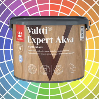 Лазурь Tikkurila Valtti Expert Akva для древесины база EP 9 л