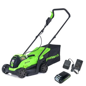 Газонокосилка аккумуляторная Greenworks GD24LM33K2 (арт. 2516107UA)