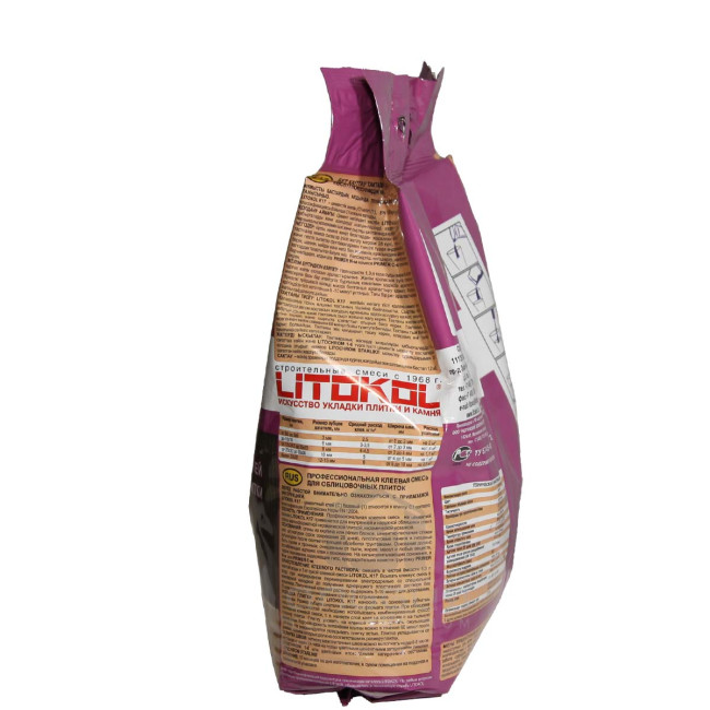 Клей Litokol K17 для плитки серый 5 кг