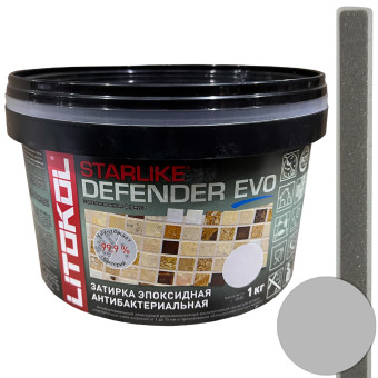 Затирка Litokol Starlike Defender Evo S.110 grigio perla 1 кг