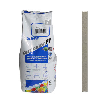 Затирка Mapei Keracolor FF №112 серая 2 кг