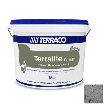 Декоративная штукатурка Terraco Terralite Coarse крупнозернистая 110-С 15 кг Декоративная штукатурка Terraco Terralite Coarse крупнозернистая 110-С 15 кг