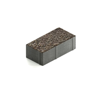 Тротуарная плитка Steingot Прямоугольник 200х100 мм Granit Premium Bruno толщина 60 мм
