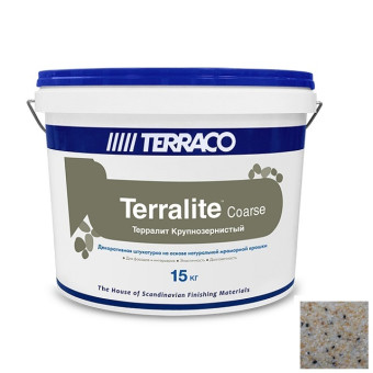Декоративная штукатурка Terraco Terralite Coarse крупнозернистая 113-С 15 кг Декоративная штукатурка Terraco Terralite Coarse крупнозернистая 113-С 15 кг