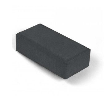 Брусчатка Нобетек 2П7Ф п/п серый цемент черная 200х100х70 мм