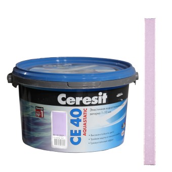 Затирка Ceresit CE 40 Aquastatic №87 лаванда 2 кг
