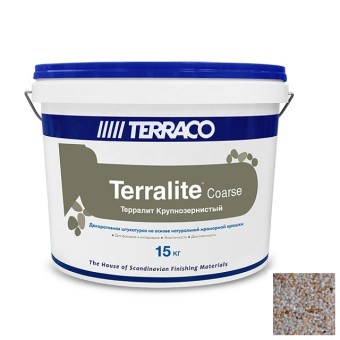 Декоративная штукатурка Terraco Terralite Coarse крупнозернистая 114-С 15 кг Декоративная штукатурка Terraco Terralite Coarse крупнозернистая 114-С 15 кг