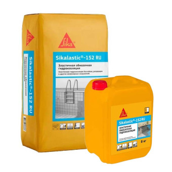 Гидроизоляция двухкомпонентная Sika Sikalastic-152 (А+B) 34 кг