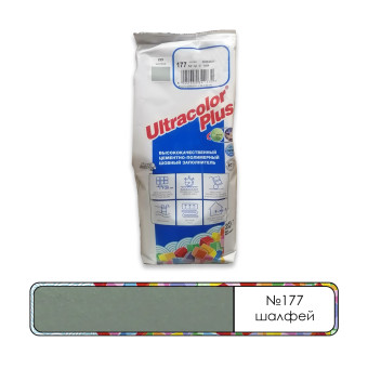 Затирка Mapei Ultracolor Plus №177 шалфей 2 кг