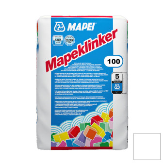 Затирка Mapei Mapeclinker № 100 белая 25 кг
