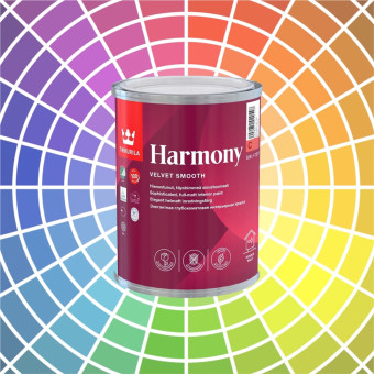 Краска Tikkurila Harmony для стен и потолков база C 0.9 л