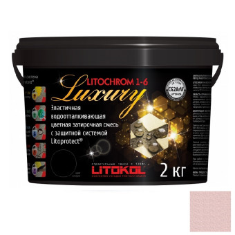 Затирка цементная Litokol Litochrom 1-6 Luxury C.70 светло-розовая 2 кг Затирка цементная Litokol Litochrom 1-6 Luxury C.70 светло-розовая 2 кг