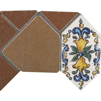 Вставка декоративная Gresan Natural gr4. Angulo Calanda (12x12) Вставка декоративная Gresan Natural gr4. Angulo Calanda (12x12)
