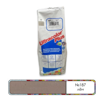Затирка Mapei Ultracolor Plus №187 лён 2 кг