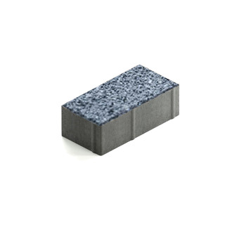 Тротуарная плитка Steingot Прямоугольник 200х100 мм Granit Premium Grafito Scuro толщина 60 мм