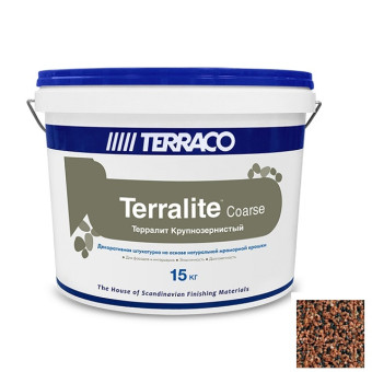 Декоративная штукатурка Terraco Terralite Coarse крупнозернистая 300-С 15 кг Декоративная штукатурка Terraco Terralite Coarse крупнозернистая 300-С 15 кг