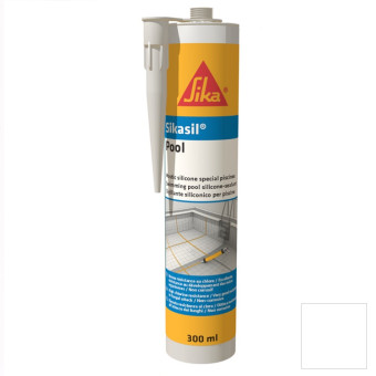 Герметик силиконовый Sika Sikasil Pool белый 300 мл Герметик силиконовый Sika Sikasil Pool белый 300 мл