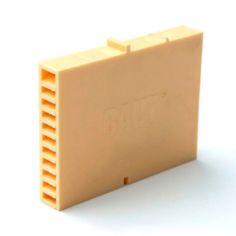 Вентиляционная коробочка Baut песочная 80х60х10 мм