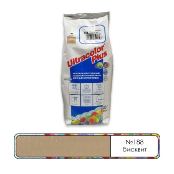 Затирка Mapei Ultracolor Plus №188 бисквит 2 кг