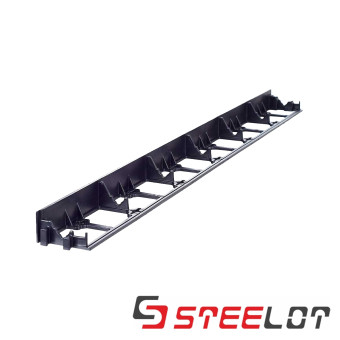 Пластиковый бордюр STEELOT 1000х80х45 мм чёрный