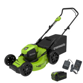 Газонокосилка аккумуляторная Greenworks GD40LM46HP (арт. 2514407UB)