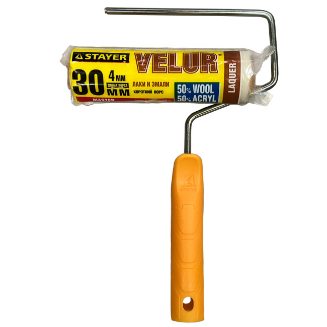 Валик малярный Stayer Master Velour 150х30 мм, ворс 4 мм, арт.0331-15_z01