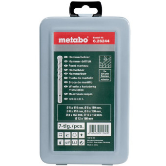 Набор буров Metabo Classic SDS-plus 7 шт (арт. 626244000)