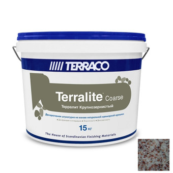 Декоративная штукатурка Terraco Terralite Coarse крупнозернистая 304-С 15 кг Декоративная штукатурка Terraco Terralite Coarse крупнозернистая 304-С 15 кг
