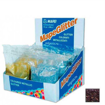 Добавка Mapei Mapeglitter для Kerapoxy Design №207 коричневый 100 г Добавка Mapei Mapeglitter для Kerapoxy Design №207 коричневый 100 г