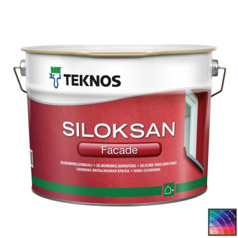 Краска Teknos Siloksan Facade фасадная база 1 9 л Краска Teknos Siloksan Facade фасадная база 1 9 л