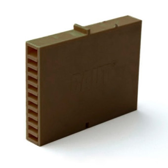Вентиляционная коробочка Baut коричневая 80х60х10 мм