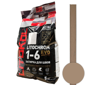 Затирка Litokol Litochrom 1-6 EVO LE.235 коричневая 5 кг